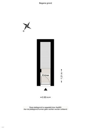 Floorplan - Padangstraat 69A, 9715 CN Groningen